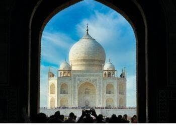 Taj Mahal Agra View